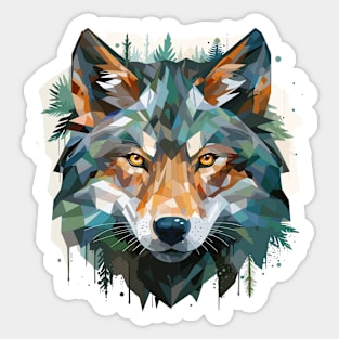 Alpha Wolf Animal World Wildlife Beauty Discovery Sticker